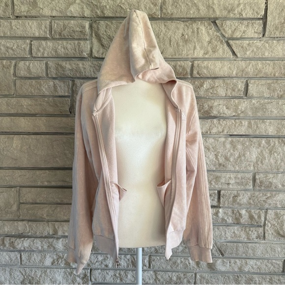 Pink Adidas full zip hoodie. Size M - Picture 6 of 7